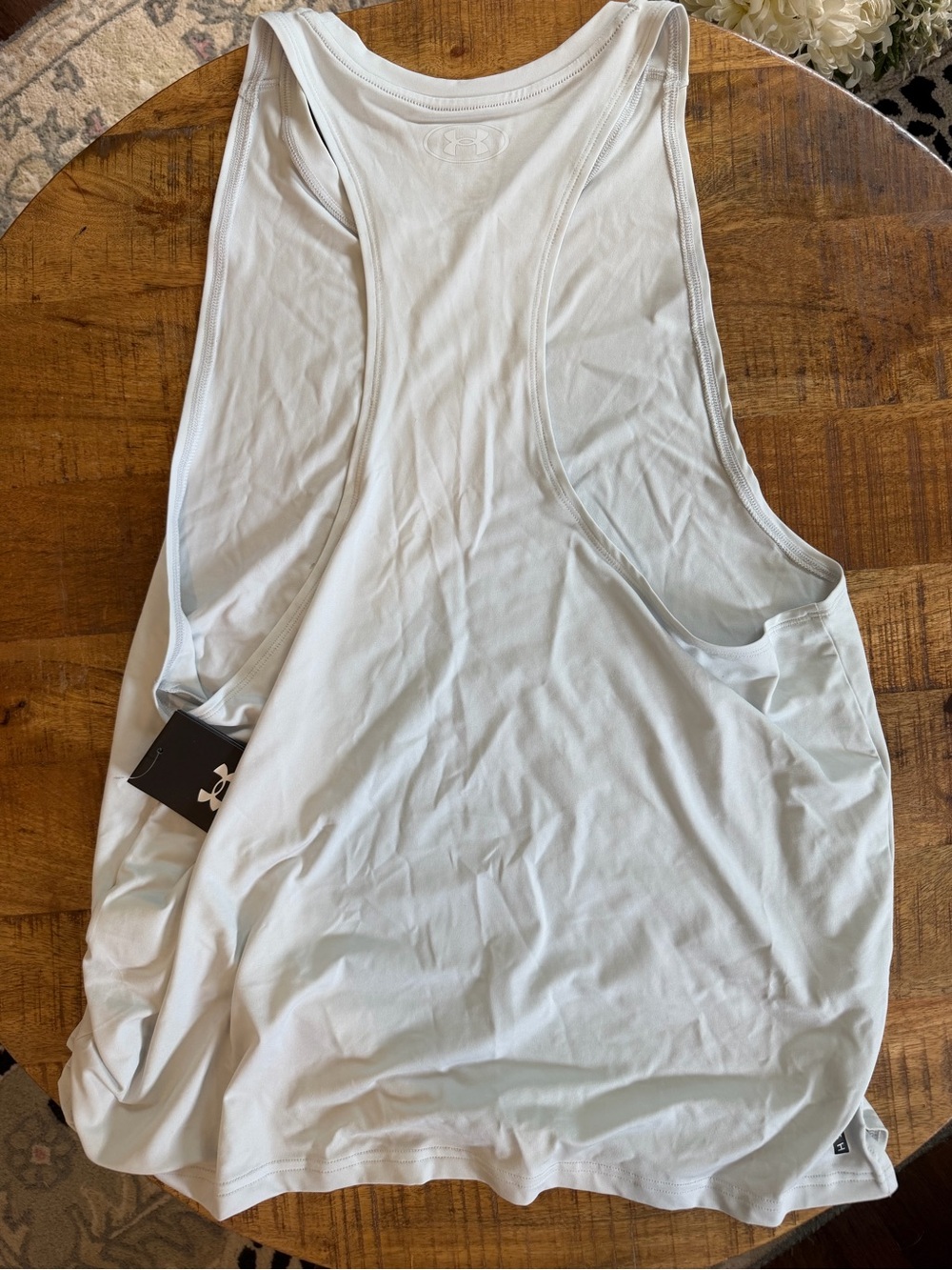 Under Armour Men’s White Sleeveless Training Tank - Picture 2 of 2